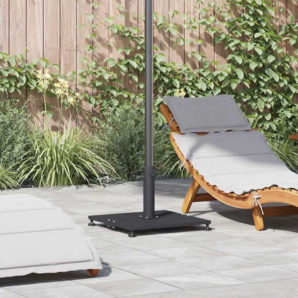 vidaXL Parasollfot Mörkgrå 45 x 45 x 31 cm