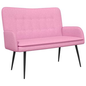 vidaXL 2-sits soffa Rosa 115 x 61 x 87 cm Tyg