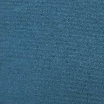 vidaXL Soffa 3-sits blå sammet