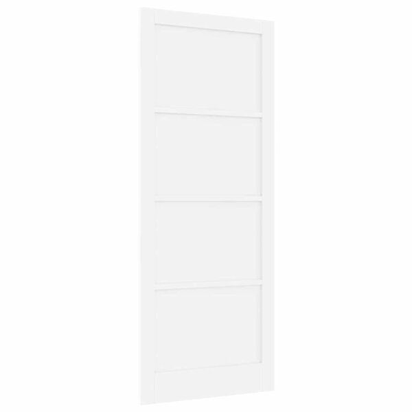 vidaXL Inredningsd&ouml;rr ORKDAL Vit 93 x 232 cm Plywood