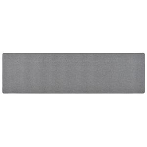vidaXL G&aring;ngmatta m&ouml;rkgr&aring; 50x200 cm