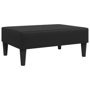 vidaXL Fotpall svart 77x55x31 cm konstl&auml;der