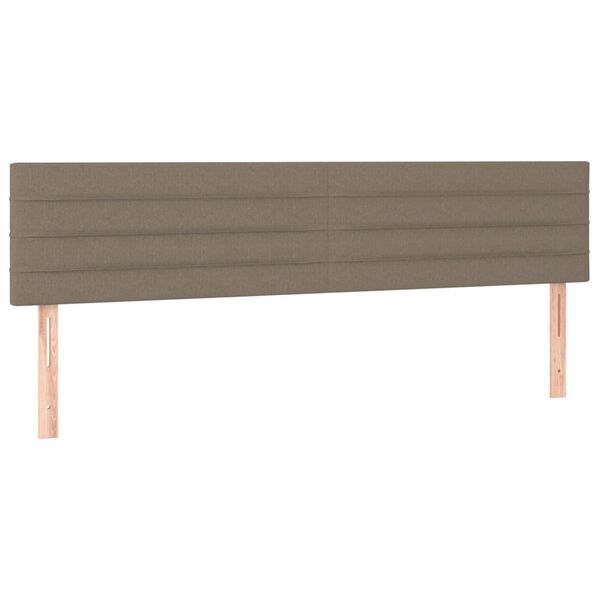 vidaXL S&auml;nggavlar taupe 180x5x78/88 cm tyg