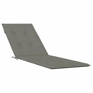 vidaXL Sols&auml;ngsdyna melerad m&ouml;rkgr&aring; (75+105) x 50 x 4 cm tyg