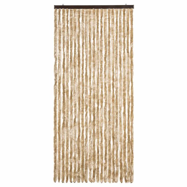 vidaXL Insektsdraperi beige 90x220 cm chenille