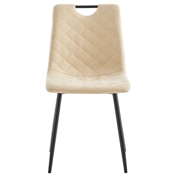 vidaXL Matstolar 2 st gr&auml;ddvit konstl&auml;der