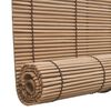 vidaXL Rullgardin bambu 140x220 cm brun