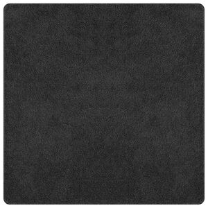 vidaXL Anti-glid Shaggy Matta M&ouml;rkgr&aring; 120 x 120 cm PP