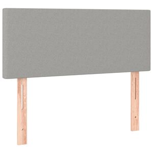 vidaXL S&auml;nggavel ljusgr&aring; 90x5x78/88 cm tyg
