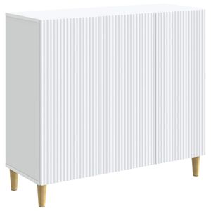vidaXL Sideboard Vit 89 x 34,5 x 80 cm Konstruerat tr&auml;