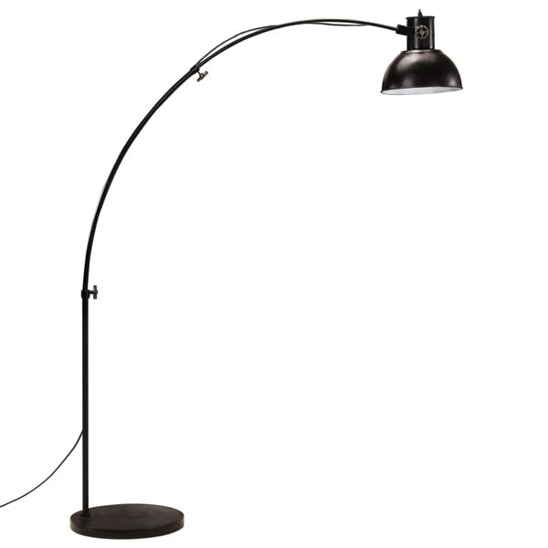 vidaXL Golvlampa 25 W svart 150 cm E27