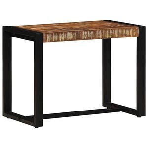 vidaXL B&auml;nk flerf&auml;rgad 60x35x45 cm massivt tr&auml; &aring;tervunnet