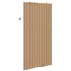 vidaXL Rullgardin med gardiner Natur 100 x 220 cm Bambu