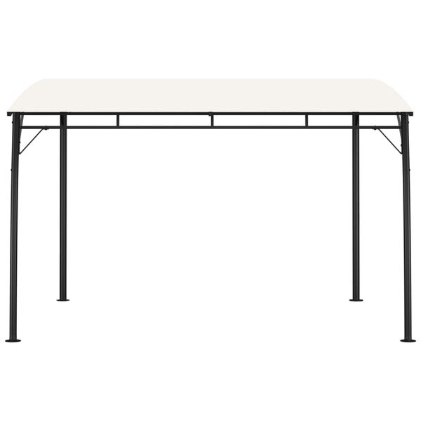 vidaXL Paviljong 3x3x2,55 m gräddvit