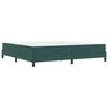 vidaXL B&auml;ddfj&auml;der med madrass M&ouml;rkgr&ouml;n 200 x 210 cm tyg
