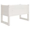 vidaXL Odlingsl&aring;da vit 78x40x52 cm massiv furu