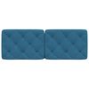 vidaXL Headboard Cushion Blue 120 cm Velvet