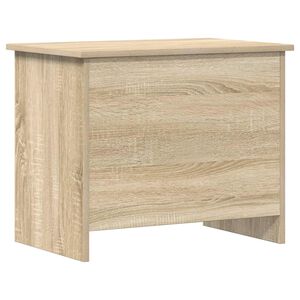 vidaXL F&ouml;rvaringskista Sonoma-ek 60 x 40 x 50 cm Konstruerat tr&auml;