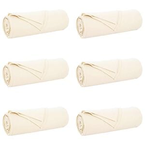 vidaXL Filtar 6 st Gr&auml;ddvit 350 x 270 cm 8,09 kg Fleece