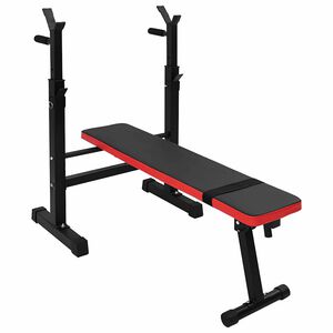 VidaXL Vikb&auml;nk Svart 126.5 x 67 x 111 cm Pulverlackerat st&aring;l
