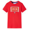 T-shirt f&ouml;r barn r&ouml;d 116
