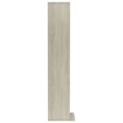vidaXL CD-hylla vit och sonoma-ek 21x20x88 cm konstruerat trä