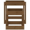 vidaXL Sandbord 2 st honungsbrun massiv furu