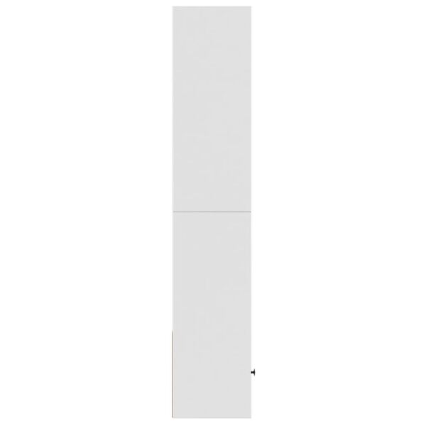 vidaXL Bokhylla vit 40x36x189 cm konstruerat trä
