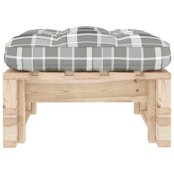 vidaXL Pallottoman impregnerad furu