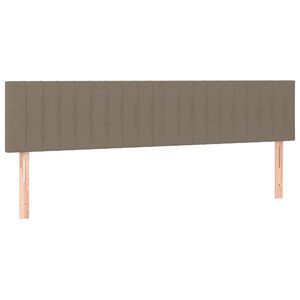 vidaXL S&auml;nggavlar taupe 180x5x78/88 cm tyg