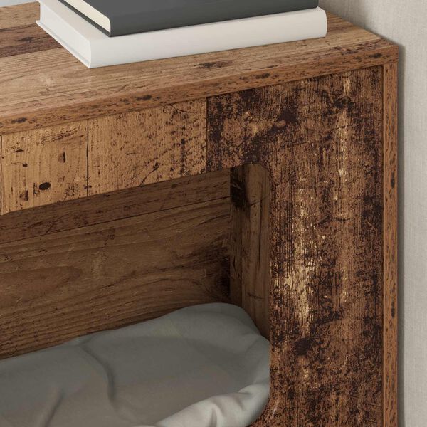 vidaXL Katt hus Gammalt tr&auml; 51 x 30 x 52 cm Konstruerat tr&auml;