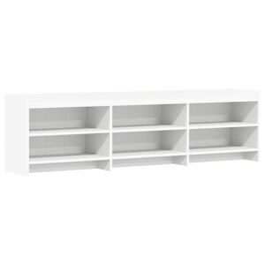 vidaXL TV-sk&aring;p 168 x 33 x 47 cm Vit Konstruerat tr&auml;