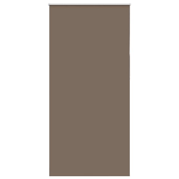 vidaXL M&ouml;rkl&auml;ggningsgardin kaffe 90x210 cm tyg bredd 85,7 cm polyester