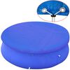 vidaXL Poolskydd f&ouml;r 360- 67 cm rund ovanmarkspool