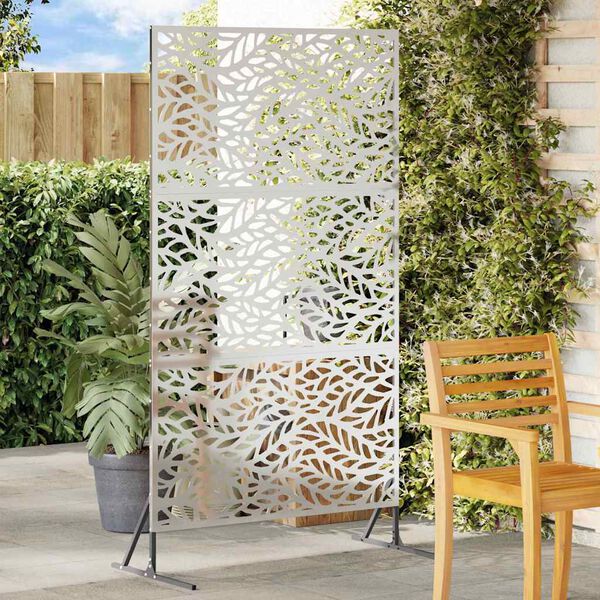 vidaXL Avsk&auml;rmningssk&auml;rm Gr&aring; 100 x 50 x 180 cm St&aring;l