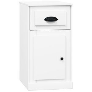 vidaXL Sidosk&aring;p vit 40x50x75 cm konstruerat tr&auml;