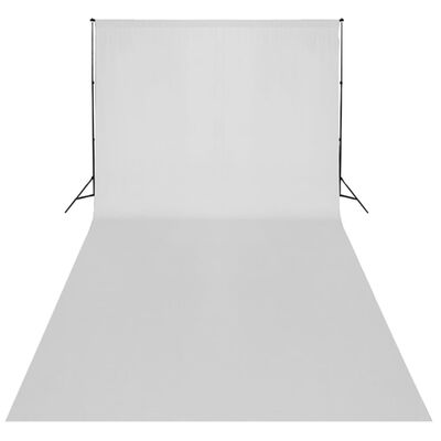 vidaXL Fotostudio kit vit bakgrund 600 x 300 cm & lampor