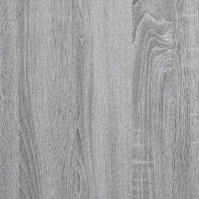 vidaXL Sängram grå sonoma 150x200 cm konstruerad trä