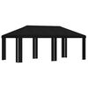 vidaXL T&auml;lt&ouml;verdrag 6 x 3 m Svart Polyester 190 gsm