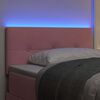 vidaXL LED huvuddyna med LED -remsljus Rosa 100 cm Polyester