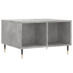 vidaXL Soffbord betonggr&aring; 60x50x36,5 cm konstruerat tr&auml;