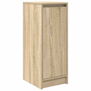 vidaXL Skosk&aring;p sonoma ek 29,5x34x76 cm konstruerat tr&auml;