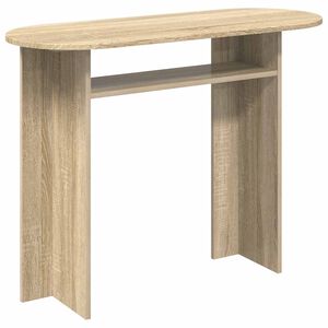 vidaXL Konsolbord Sonoma-ek 100 x 39,5 x 75 cm Konstruerat tr&auml;