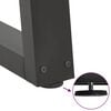 vidaXL Matbordsben V-formade 3 st antracit 80x(72-73,3) cm stål