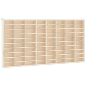 vidaXL Tr&auml;monter f&ouml;r samlarobjekt med 80 fack 80x4,5x40,5cm