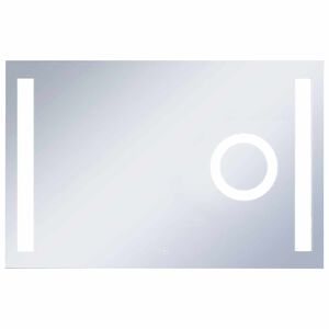 vidaXL Badrumsspegel LED med touch-sensor 100x60 cm