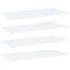 vidaXL Hyllplan 4 st vit 80x40x1,5 cm konstruerat tr&auml;