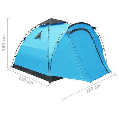 vidaXL Pop-up campingtält 3 personer blå