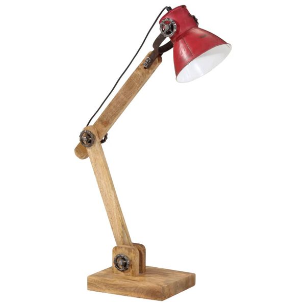vidaXL Skrivbordslampa 25 W n&ouml;tt r&ouml;d 23x18x96 cm E27