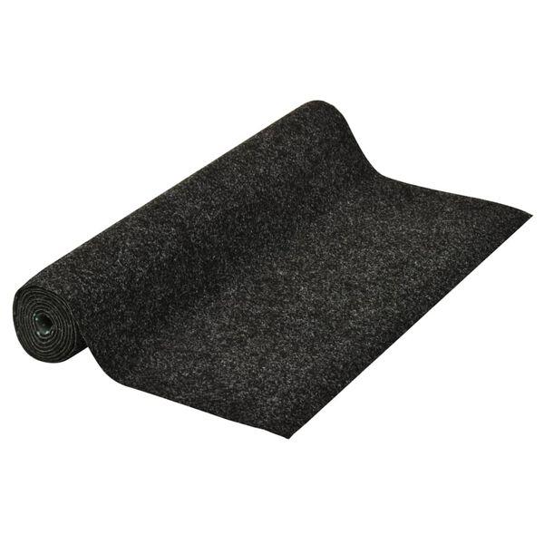 vidaXL Konstgr&auml;s med halkskydd 4x1,33 m antracit